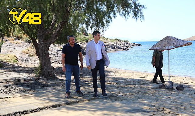 BELEDİYEDEN PLAJLARDA TEMİZLİK VE DÜZENLEME ÇALIŞMASI