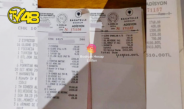 BODRUM&#039;DA MİLYONLUK ADİSYON!