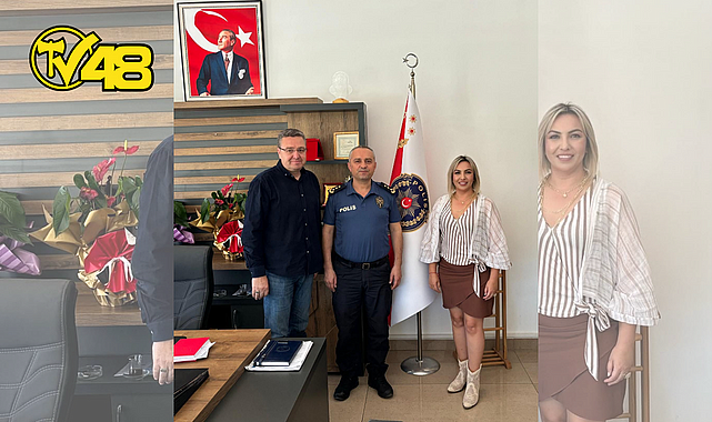 MİLAS İLÇE EMNİYET MÜDÜRÜ İSMAİL TOYGUN&#039;A HAYIRLI OLSUN ZİYARETİ