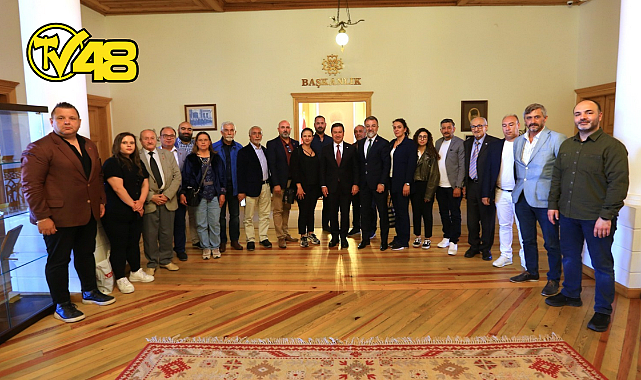 MUĞLA GAZETECİLER CEMİYETİ’NDEN VALİLİK VE BELEDİYE ZİYARETLERİ