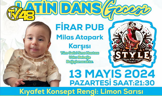 SMA TİP-1 HASTASI UTKU BEBEK İÇİN GECE DÜZENLENECEK