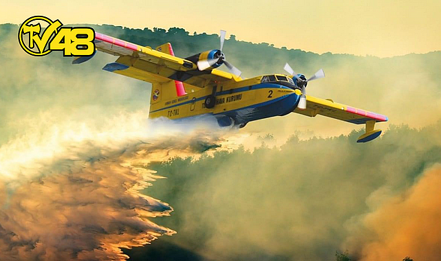 THK&#039;NIN &#039;ATEŞ KUŞLARI&#039; MİLAS-BODRUM HAVALİMANINA KONUŞLANDI