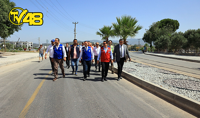 BAŞKAN ARAS YALIKAVAK VE MUMCULAR YOL ÇALIŞMALARINI İNCELEDİ