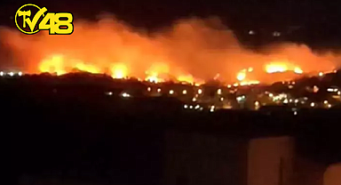 DİKİLİ YANGINI KONTROL ALTINDA