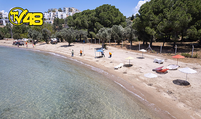 MİLAS BELEDİYESİ SAHİLLERDEKİ ÇALIŞMALARINI TAMAMLADI