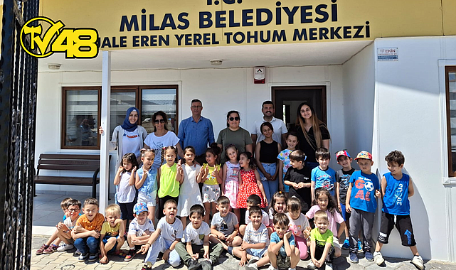 MİNİK ÖĞRENCİLERDEN TOHUM MERKEZİNE ZİYARET