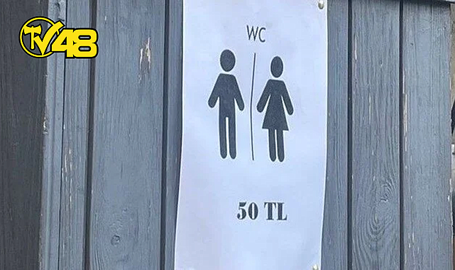 ÇEŞME&#039;DE &quot;TUVALET 50 LİRA&quot; YAZISINI ASAN İŞLETMECİ: ZORUNDA KALDIK