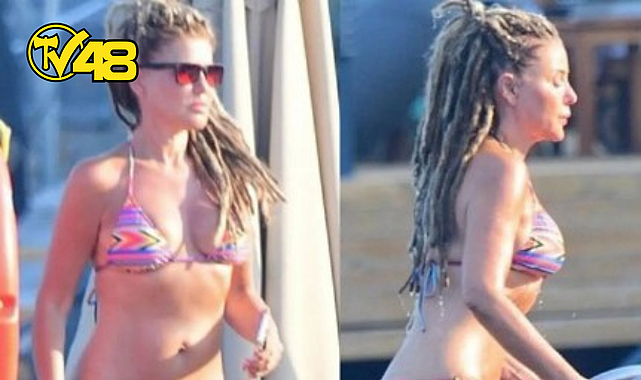 GÜLBEN ERGEN BODRUM&#039;DA FİT GÖRÜNTÜSÜYLE DİKKAT ÇEKTİ: SAÇINA RASTA YAPTIRDI