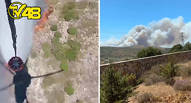 İZMİR'İN ÇEŞME İLÇESİNDEKİ ORMAN YANGININDA 3 KİŞİ H*YATINI K*YBETTİ