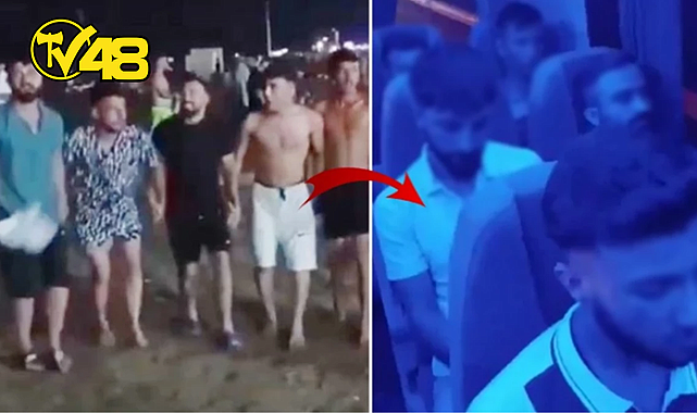 SAHİLDE TERÖR HALAYI ÇEKEN GRUBA POLİS MİNİBÜSÜNDE "ÖLÜRÜM TÜRKİYEM" DİNLETİLDİ