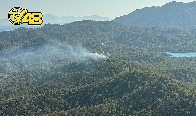 MARMARİS&#039;TE ORMAN YANGINI EKİPLERİMİZİN HAVADAN VE KARADAN MÜDAHALESİYLE BÜYÜMEDEN SÖNDÜRÜLDÜ.