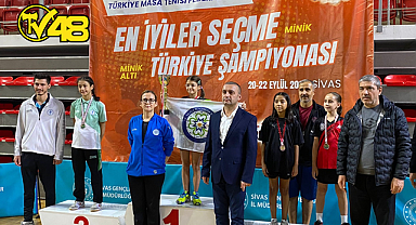 AYBİGE FERİDE ÜSTÜNDAĞ, MASA TENİSİNDE TÜRKİYE ŞAMPİYONU OLDU