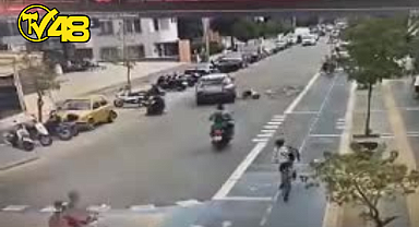 MARMARİS'TE OTOMOBİL, BİSİKLETLİ ÇOCUĞA ÇARPTI!