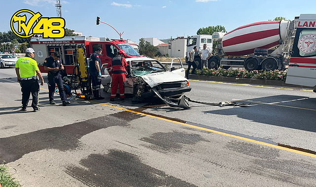 MUĞLA&#039;DA TRAFİK KAZASI: 1 YARALI
