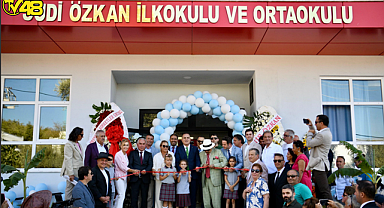 MUĞLA'YA HAYIRSEVERLER TARAFINDAN KAZANDIRILAN 51. OKUL BODRUM'DA AÇILDI