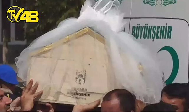 NARİN GÜRAN SON YOLCULUĞUNA TABUTUNA ÖRTÜLEN BEYAZ GELİNLİKLE UĞURLANIYOR