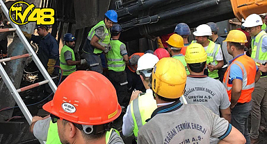 YATAĞAN TERMİK SANTRALİNDE İŞÇİ KIYIMI: 187 İŞÇİ KAPI ÖNÜNDE