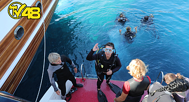BAŞKAN ARAS TÜRKİYE'NİN İLK ÇEVRE TEMALI SU ALTI PARKI AÇILIŞI'NA KATILDI