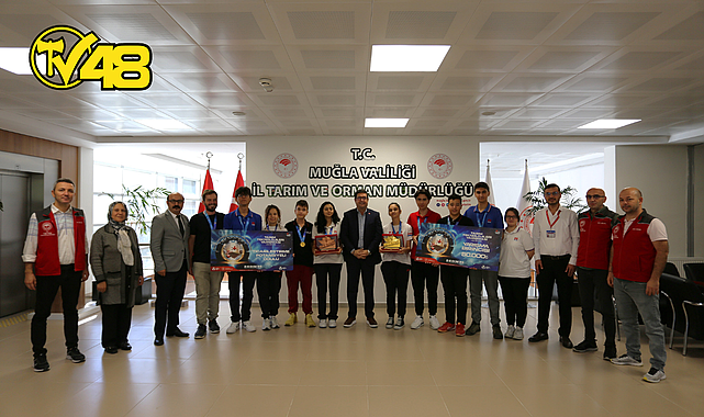 TEKNOFEST 2024&#039;TE ÖDÜL ALAN MİLASLI GENÇLER&#039;DEN SAYLAK&#039;A ZİYARET