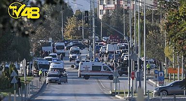 TUSAŞ'A HAİN TERÖR SALDIRISI: PATLAMA ANI KAMERADA!