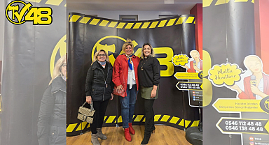 AK PARTİ MUĞLA İL BAŞKAN YARDIMCISI FATOŞ ERASLAN AY VE SELMA TOKCAN, TV48'İ ZİYARET ETTİ