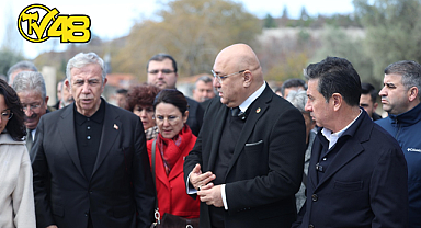 ANKARA BÜYÜKŞEHİR BELEDİYE BAŞKANI MANSUR YAVAŞ STRATONİKEİA ANTİK KENTİ’Nİ ZİYARET ETTİ