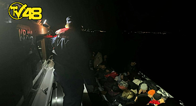 BODRUM AÇIKLARINDA 28 KAÇAK GÖÇMEN VE 1 KAÇAKÇISI YAKALANDI