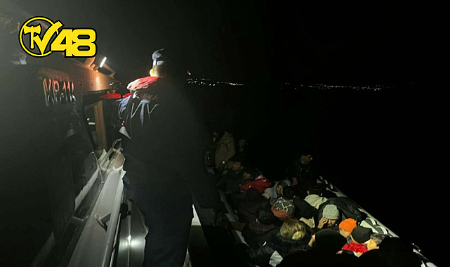 BODRUM AÇIKLARINDA 28 KAÇAK GÖÇMEN VE 1 KAÇAKÇISI YAKALANDI