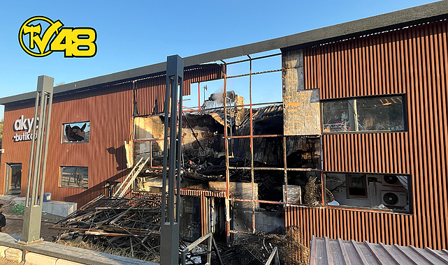 BODRUM&#039;DAKİ AKYALI BUTİK OTEL&#039;DE ALEVLER YENİDEN YÜKSELDİ