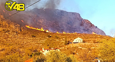 MARMARİS BOZBURUN’DA ORMAN YANGINI: MÜDAHALE SÜRÜYOR