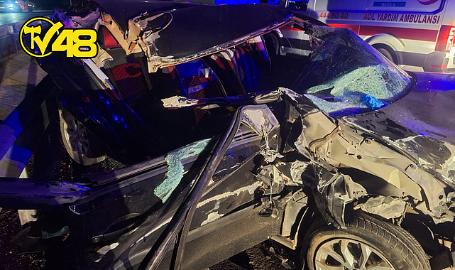 MENTEŞE DEVRANT MEVKİİNDE TRAFİK KAZASI: İKİ YARALI