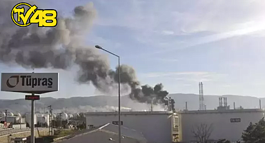 TÜPRAŞ TESİSLERİNDE PATLAMA! BİRÇOK İLÇEDEN DUYULDU...