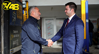 BAŞKAN MANDALİNCİ TURGUTREİS SANAYİSİNİ ZİYARET ETTİ