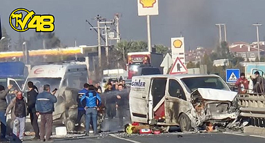 BAYIR’DA ZİNCİRLEME KAZA: 1’İ AĞIR 7 YARALI