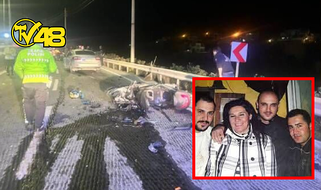BODRUM&#039;DA TRAFİK KAZASI: CHP İLÇE BAŞKANI TUNA IŞIN&#039;IN ABİSİ HAYATINI KAYBETTİ