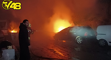 BODRUM KONACIK'TA YILDIRIM DÜŞMESİ YANGINA SEBEP OLDU!