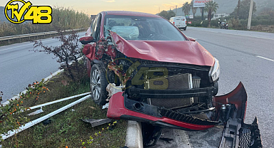 BODRUM-MİLAS TUZLA YOLUNDA SİSTEN KAYNAKLI KAZA