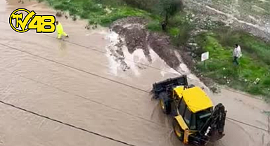 MİLAS BELEDİYESİ TARAFINDAN YAĞMUR SUYU, VATANDAŞIN EKİNİNE AKITILDI!