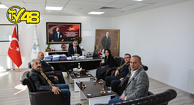 MİLAS VE MENTEŞE MUHTARLARINDAN GENEL MÜDÜR ŞENGÜL’E ZİYARET