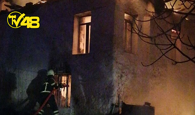 MUĞLA&#039;DA EVDE ÇIKAN YANGINDA YAŞLI ÇİFT HAYATINI KAYBETTİ