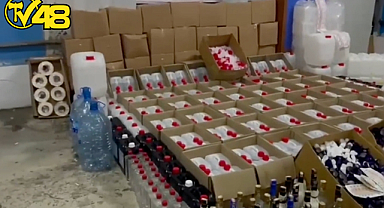 MUĞLA'YA DA SATILDI! "ÇENGEL-8" OPERASYONLARINDA 28 BİN 400 LİTRE SAHTE ALKOL ELE GEÇİRİLDİ