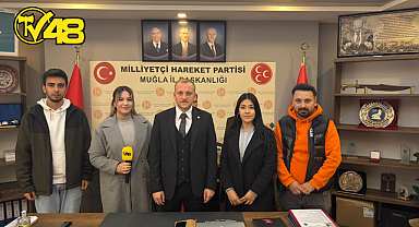 TV48'DEN MHP MUĞLA İL BAŞKANI BURAK DEMİREL'E ANLAMLI ZİYARET