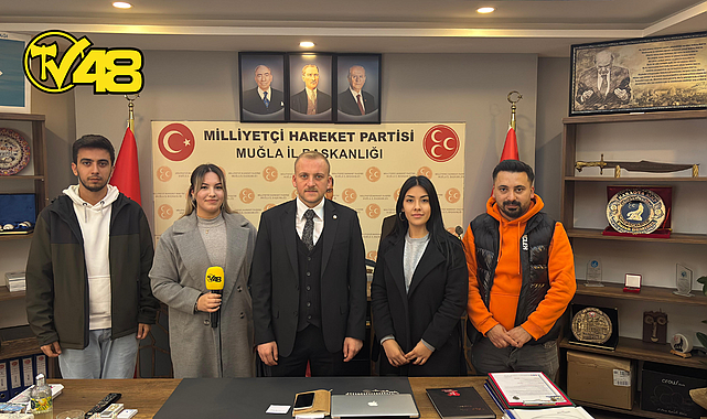 TV48&#039;DEN MHP MUĞLA İL BAŞKANI BURAK DEMİREL&#039;E ANLAMLI ZİYARET