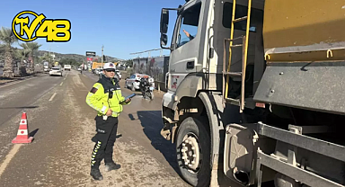 BODRUM'DA HAFRİYAT KAMYONLARINA 1.6 MİLYON TL CEZA