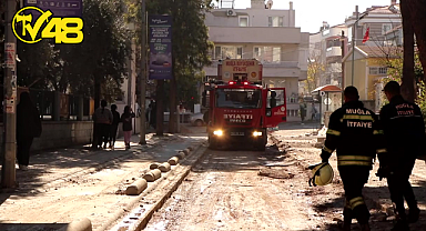 MİLAS’TA MUTFAKTA ÇIKAN YANGIN KORKUYA NEDEN OLDU