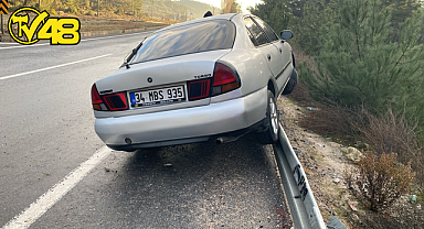 YATAĞAN-MİLAS KARAYOLUNDA GİZLİ BUZLANMA KAZAYA NEDEN OLDU