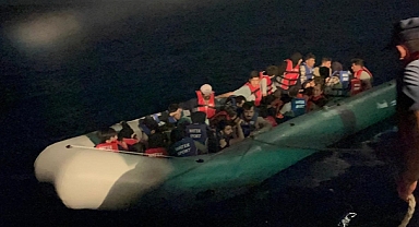 BODRUM AÇIKLARINDA 24 DÜZENSİZ GÖÇMEN YAKALANDI