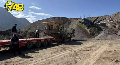 BODRUM'DA KAÇAK TAŞ KIRMA TESİSİ İÇİN 5 MİLYON LİRA CEZA