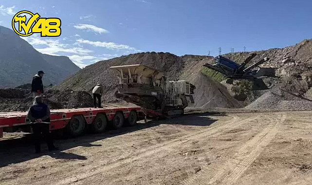 BODRUM&#039;DA KAÇAK TAŞ KIRMA TESİSİ İÇİN 5 MİLYON LİRA CEZA