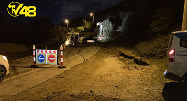 MUSKİ, BODRUM'DA 14 SAATTE KANALİZASYON HATTI YENİLEDİ